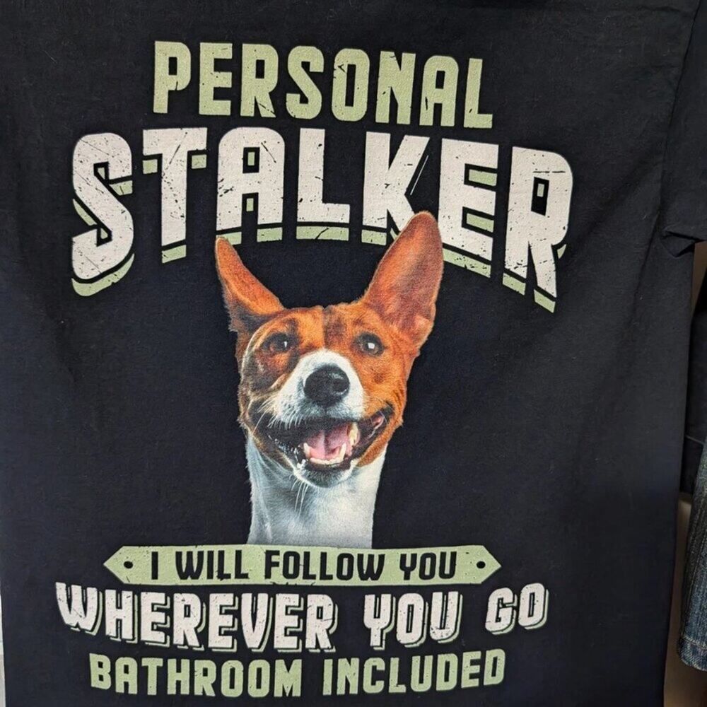 Basenji T-Shirt  Unisex Small Fruit of the Loom Personal Stalker